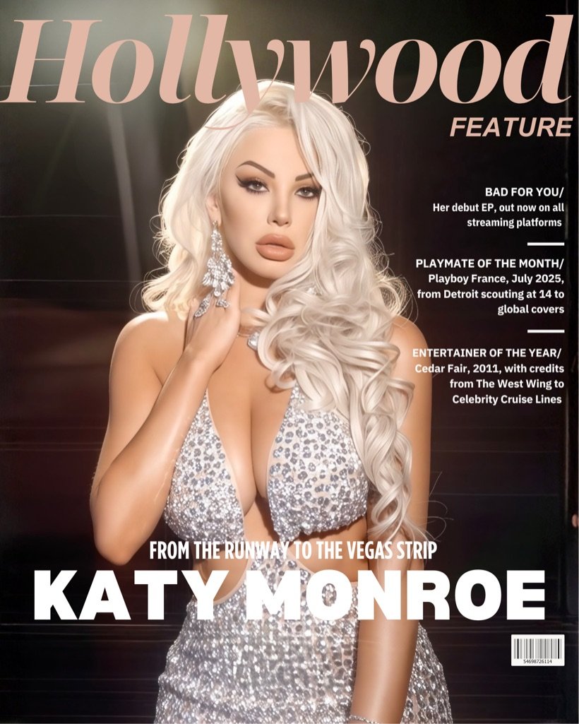 Hollywood Feature cover: Katy Monroe